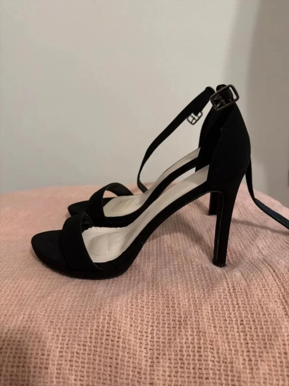 Black stiletto heels